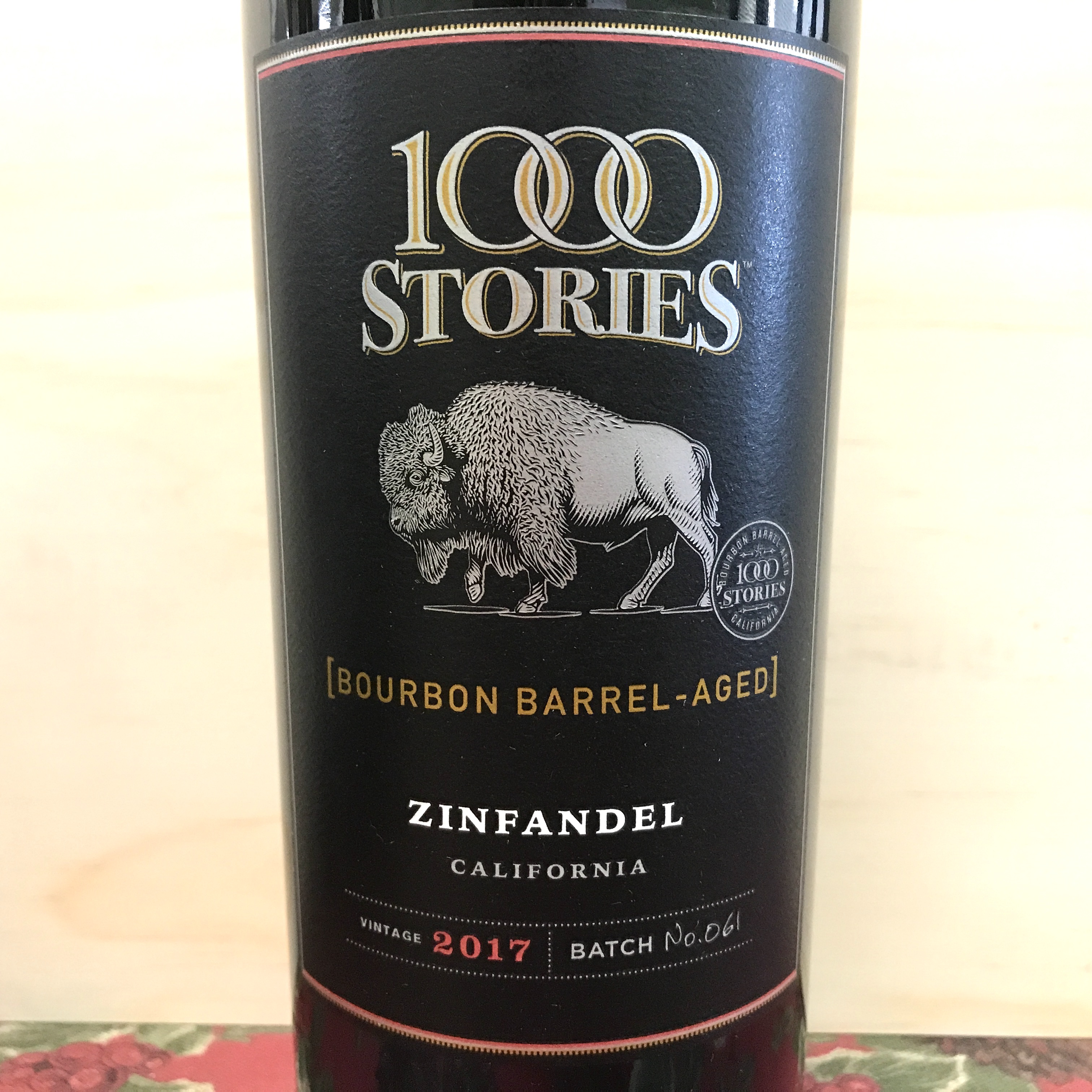 1000 Stories Bourbon Barrel-aged Zinfandel 2018