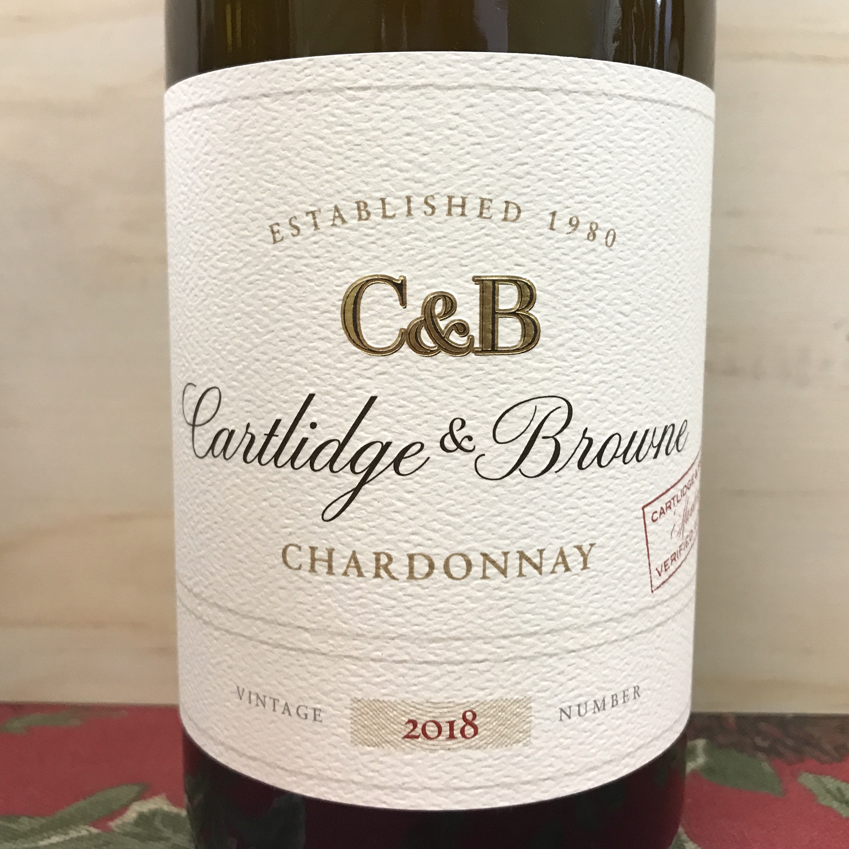 Cartlidge & Brown Chardonnay 2018
